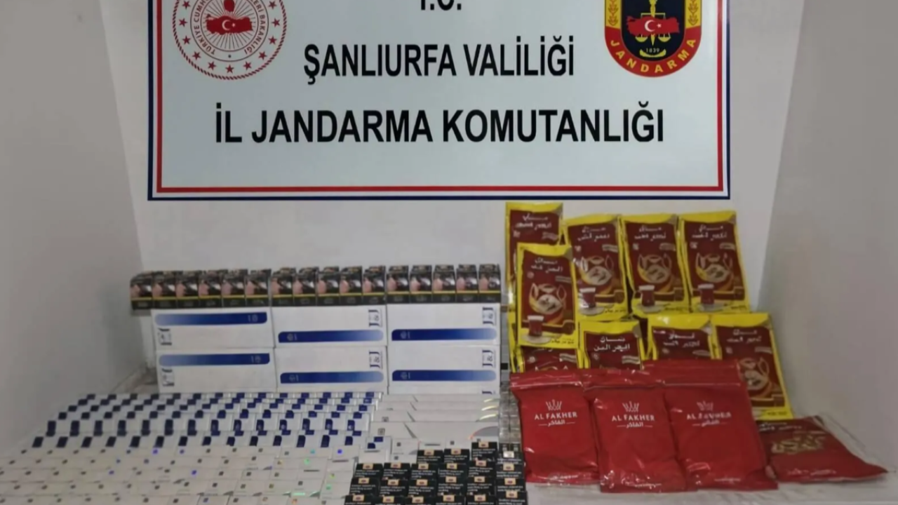 Şanlıurfa’da Kaçakçılık Operasyonu: 2 Bin 800’den Fazla Paket Sigara Yakalandı