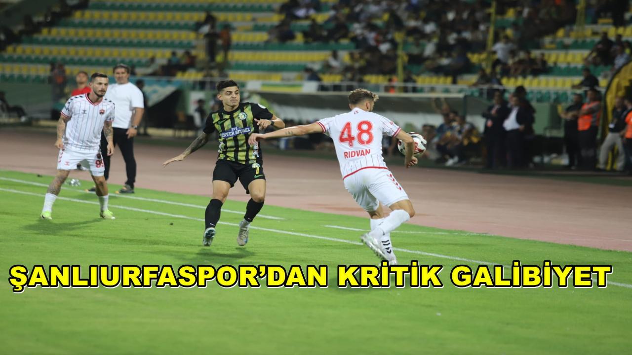 Şanlıurfaspor’dan Kritik Galibiyet