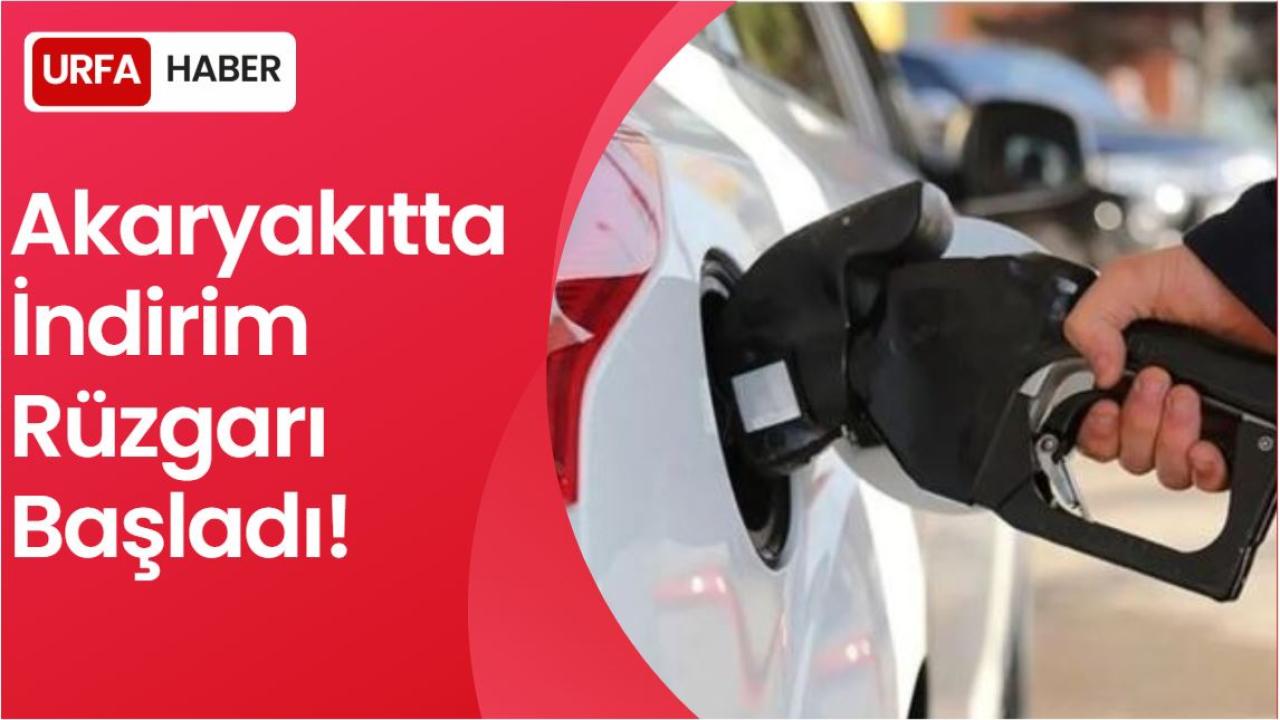 Akaryakıtta İndirim Rüzgarı Başladı!