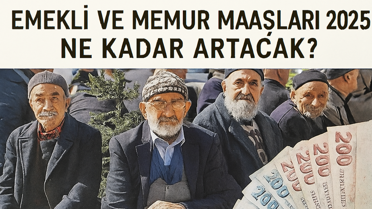 Emekli ve Memur Maaşları 2025’te Ne Kadar Artacak?