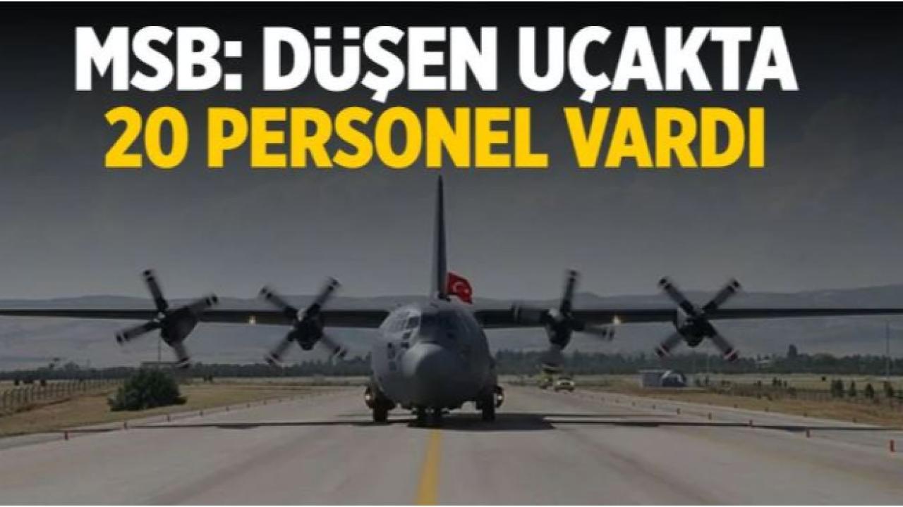 Gürcistan'da Düşen Uçaktan Kahreden Haber! 20 Personel Vardı