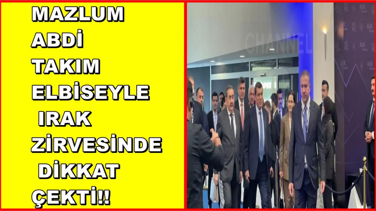 Mazlum Abdi Takım Elbiseyle Irak Zirvesinde Dikkat Çekti