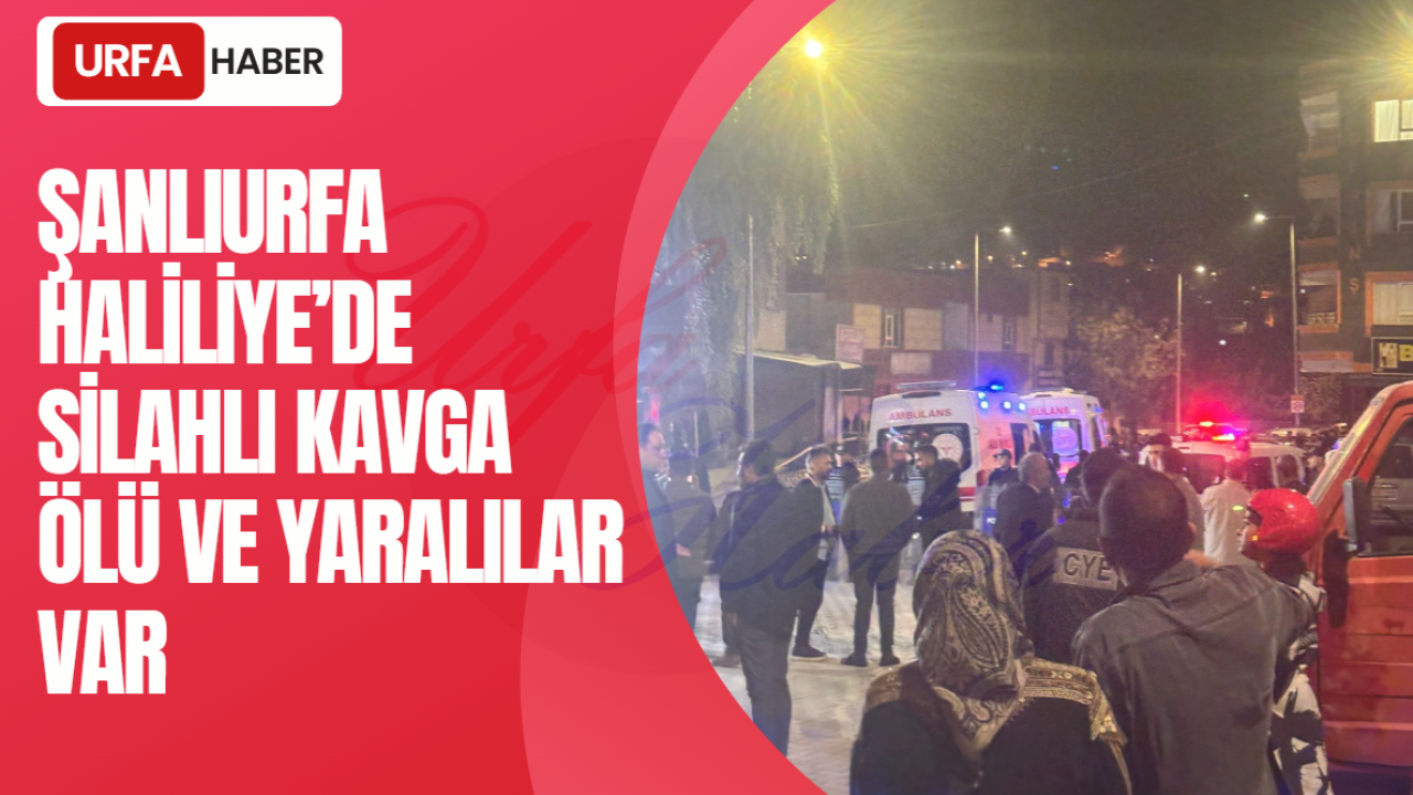 Şanlıurfa Haliliye’de Silahlı Kavga: Ölü ve Yaralılar Var