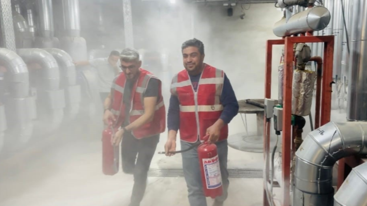 Şanlıurfa’da Gerçeği Aratmayan Yangın Tatbikatı