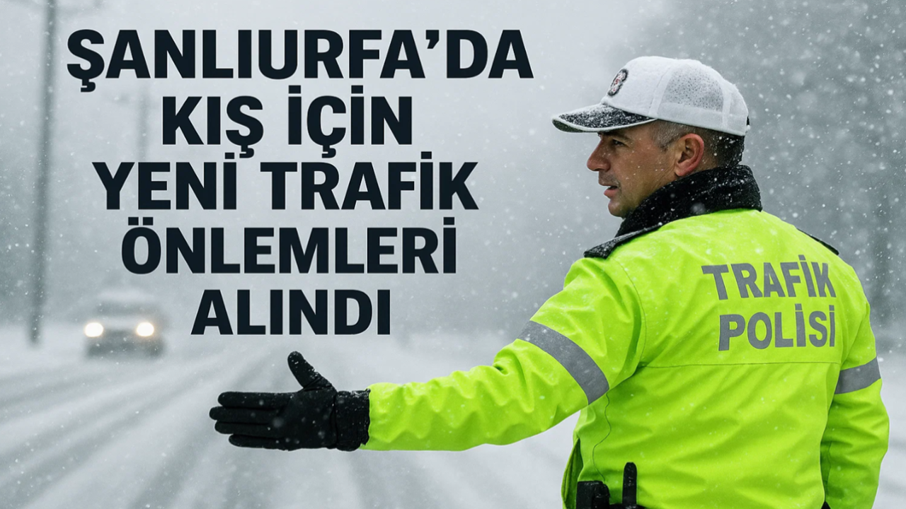 Şanlıurfa’da Kış İçin Yeni Trafik Önlemleri Alındı