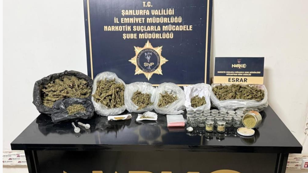 Şanlıurfa’da Uyuşturucu Operasyonu: 1 Tutuklama