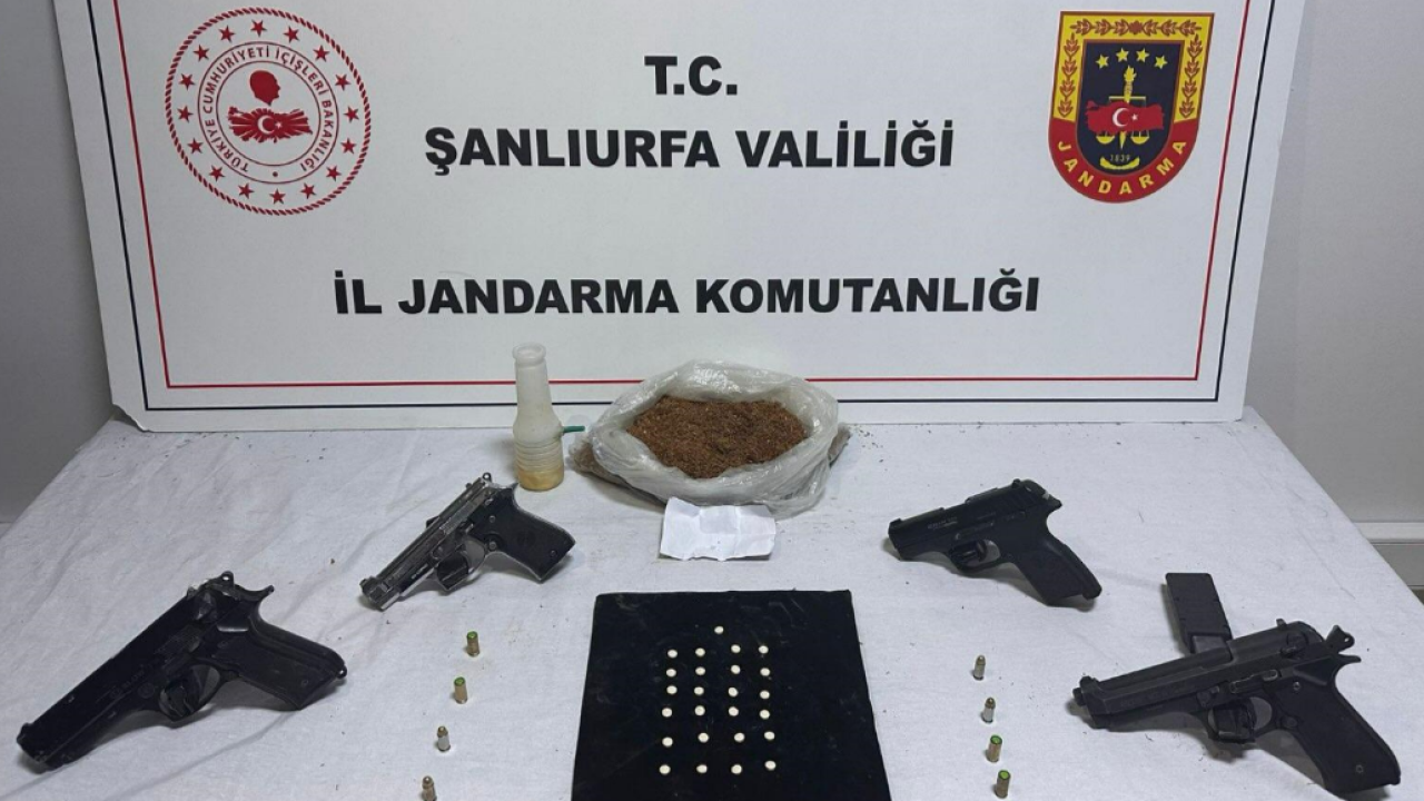 Şanlıurfa'da Uyuşturucu ve Silah Operasyonu