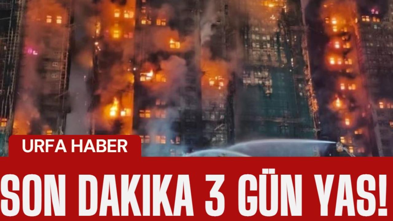 Son Dakika..3 Gün yas İlan Edildi!