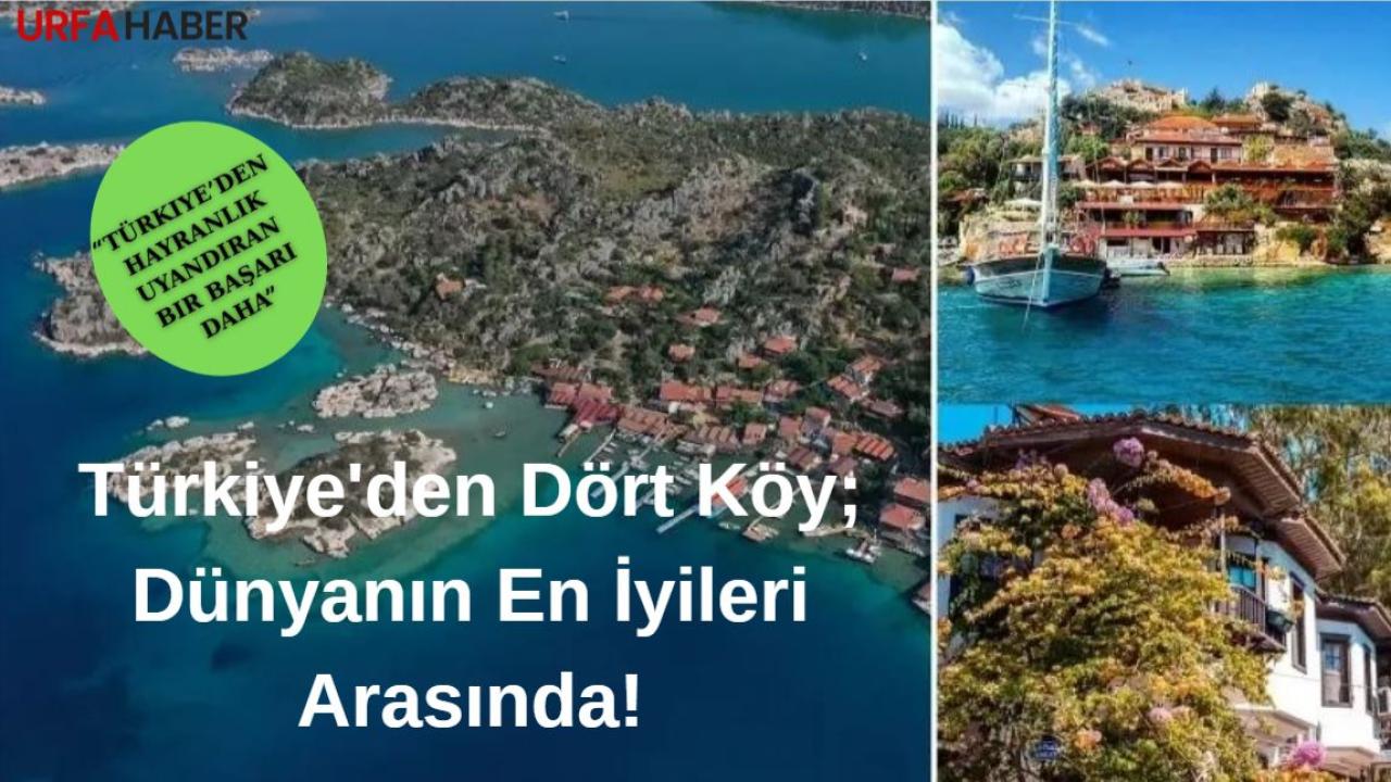 Açıklandı:Türkiye'den Dört Köy Dünyanın En İyileri Arasında!