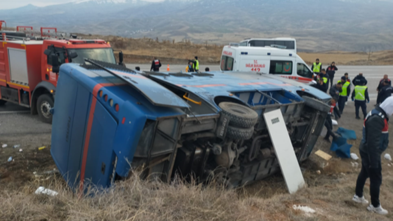 Cezaevi Nakil Aracının Devrilmesi Sonucu 9 Görevli Yaralandı