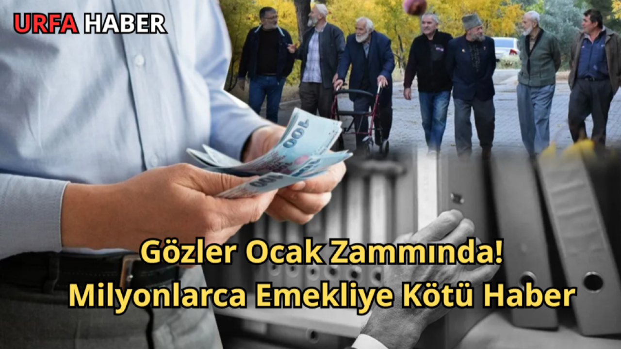 Gözler Ocak Zammında! Milyonlarca Emekliye Kötü Haber