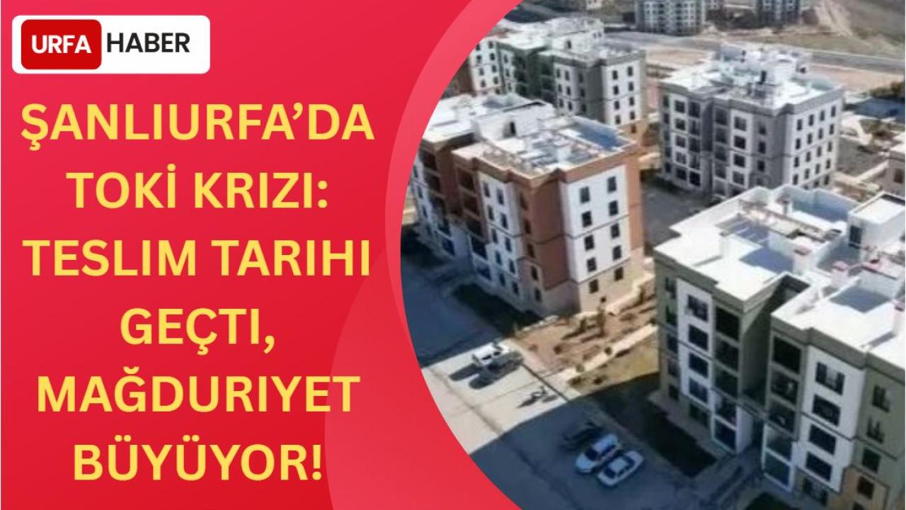Şanlıurfa’da TOKİ Krizi: Teslim Tarihi Geçti, Mağduriyet Büyüyor!