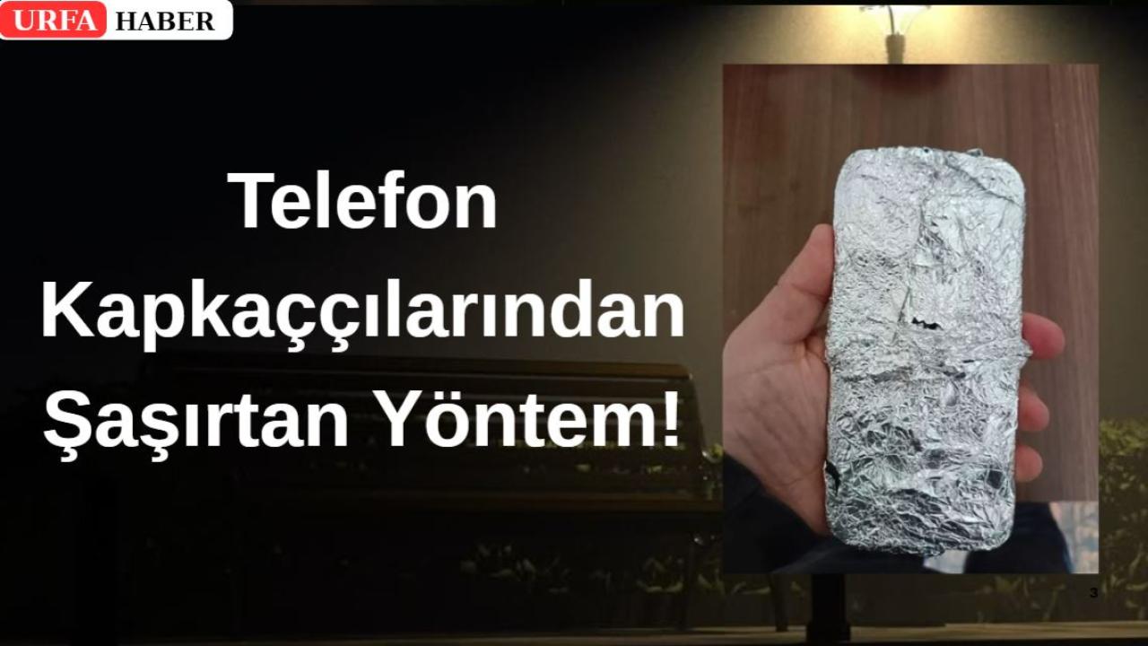 Telefon Kapkaççılarından Şaşırtan Yöntem!
