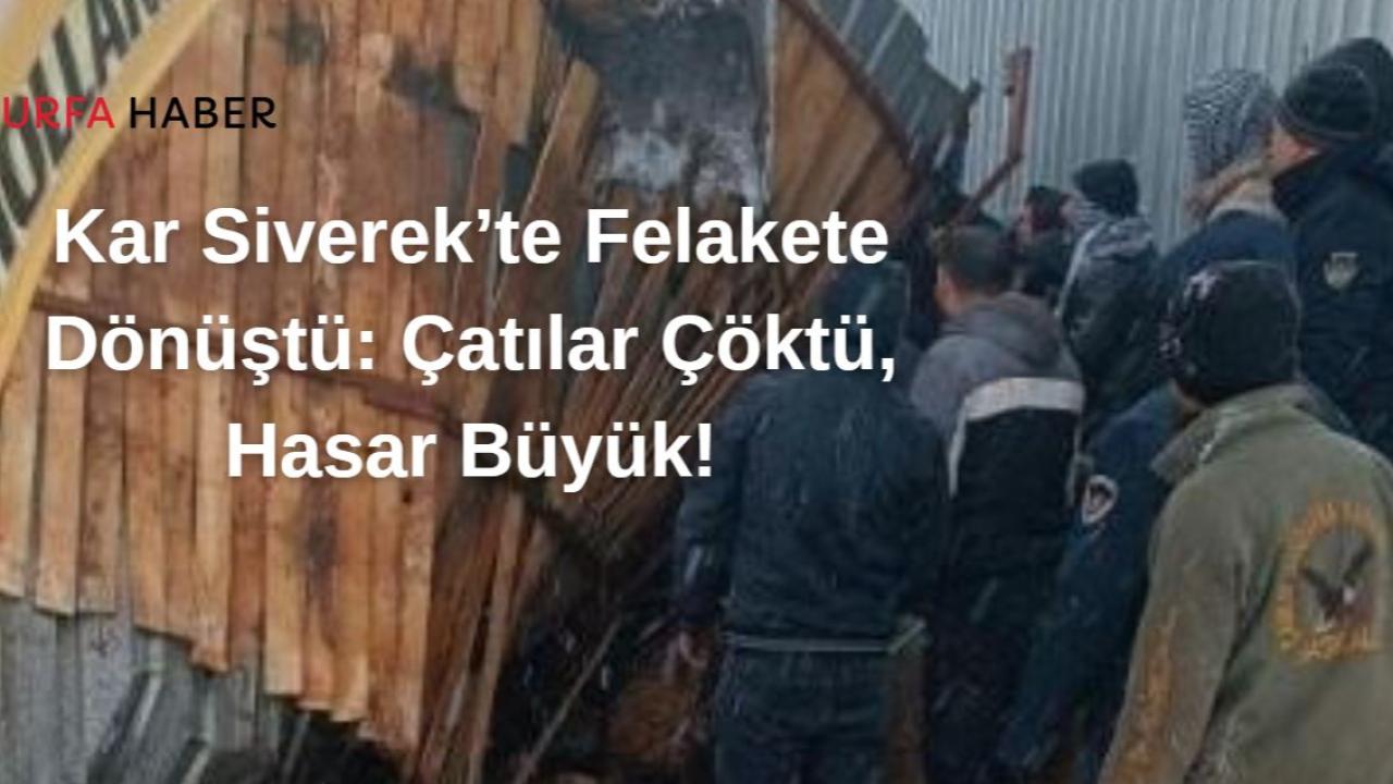 Kar Siverek’te Felakete Dönüştü: Çatılar Çöktü, Hasar Büyük