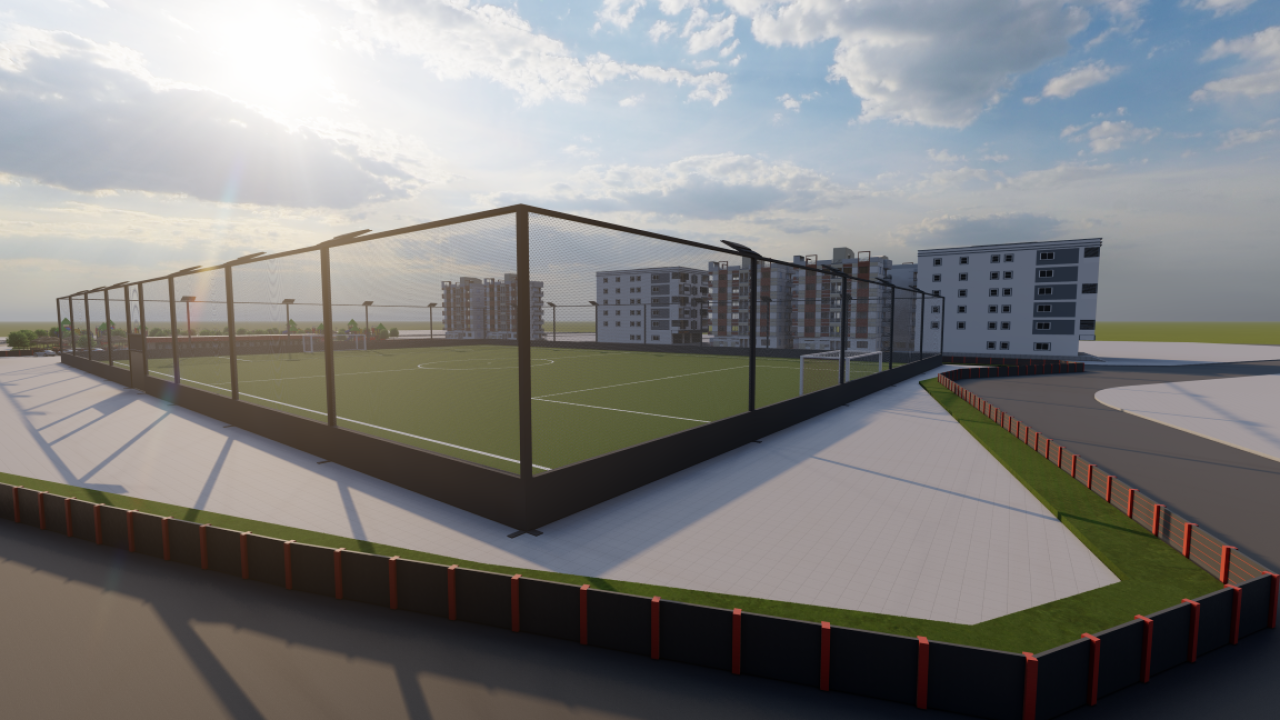 Karaköprü'ye yeni spor tesisi!