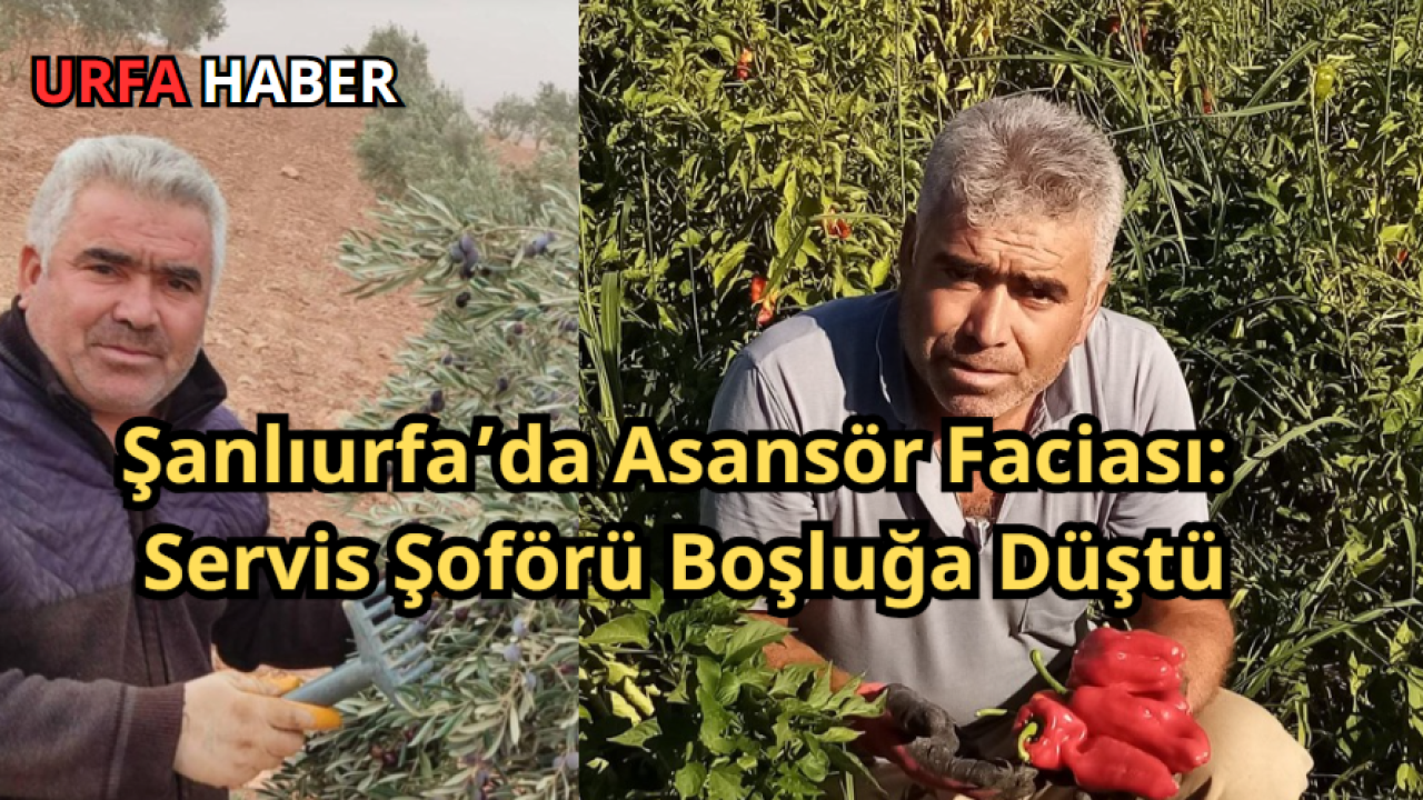 Şanlıurfa’da Asansör Faciası: Servis Şoförü Boşluğa Düştü