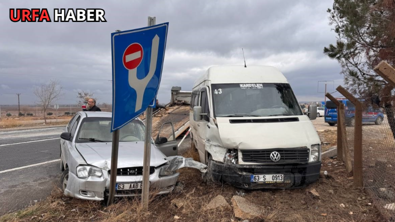 Suruç’ta Minibüs İle Otomobil Çarpıştı: 7 Yaralı