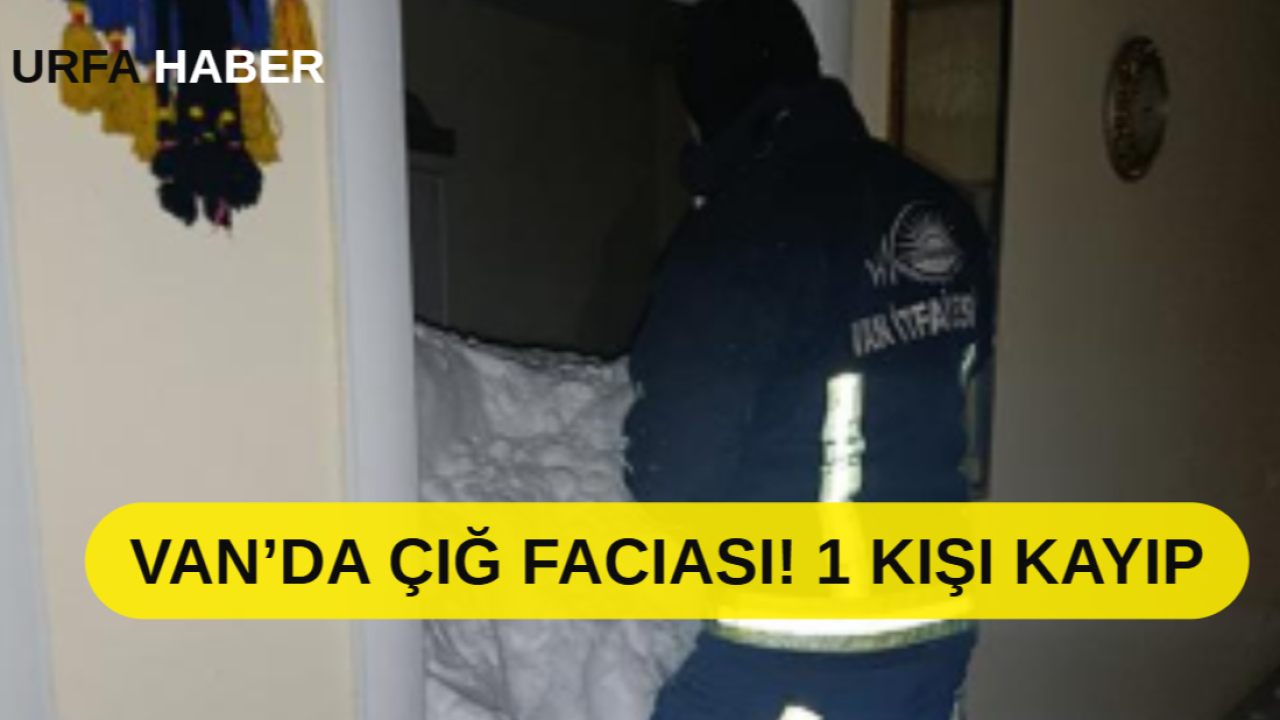 Van’da Çığ Faciası! 1 Kişi Kayıp