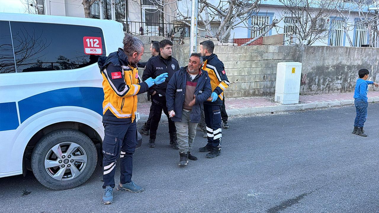 Adıyaman'da taşlı sopalı kavga!