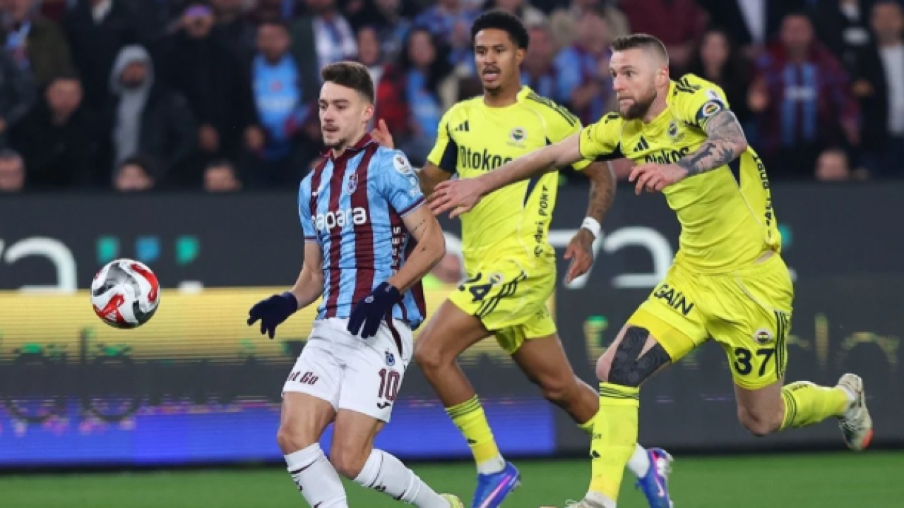 Fenerbahçe deplasmanda Trabzonspor'u yendi
