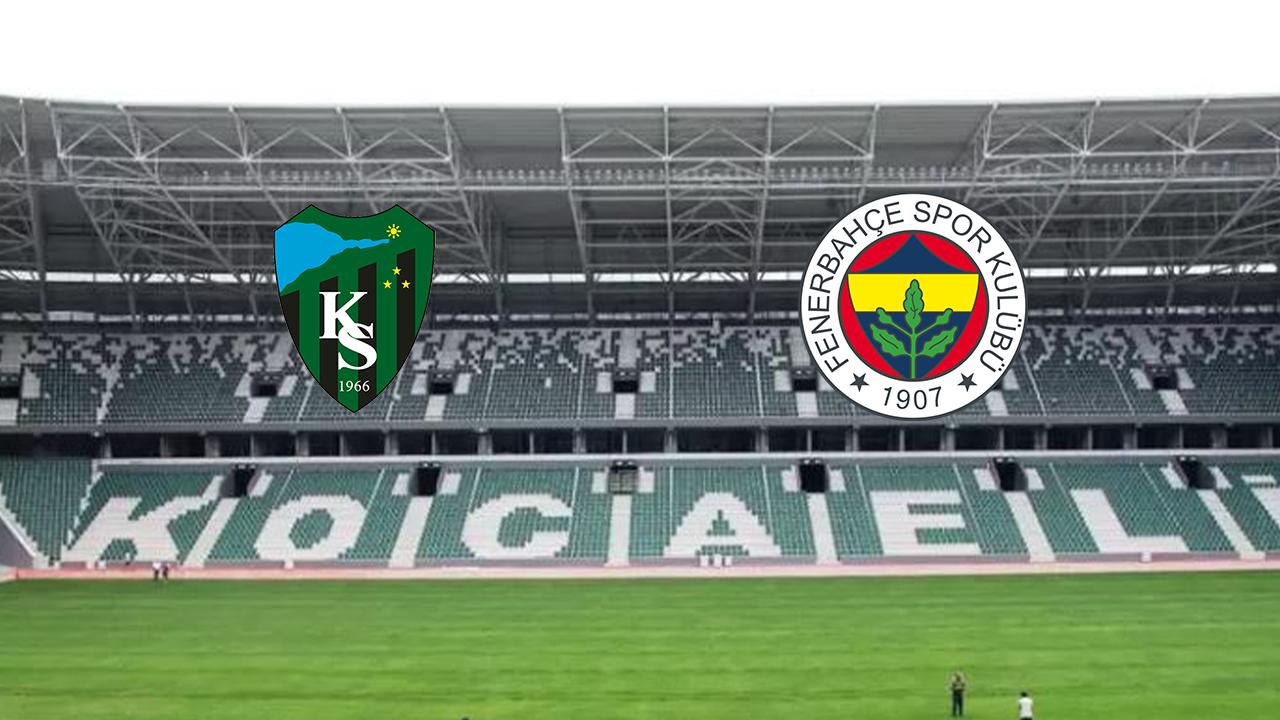 Kocaelispor-Fenerbahçe mücadelesi saat kaçta?