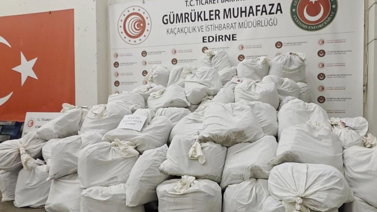 Kapıkule’de rekor miktarda uyuşturucu madde ele geçirildi!
