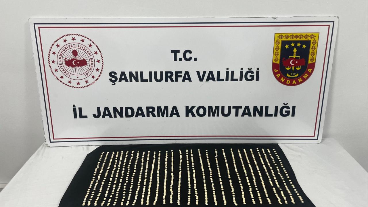 Urfa’da bin 7 uyuşturucu hap ele geçirildi!