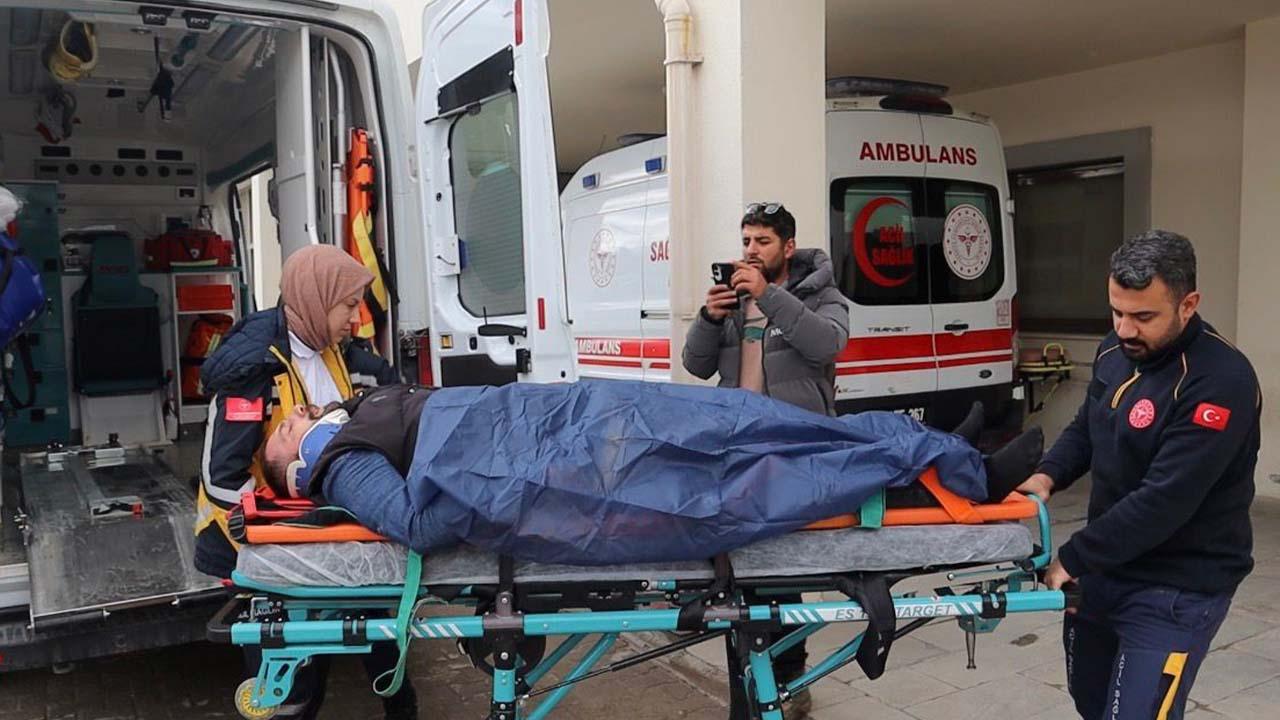 Adıyaman'da otomobil şarampole yuvarlandı!