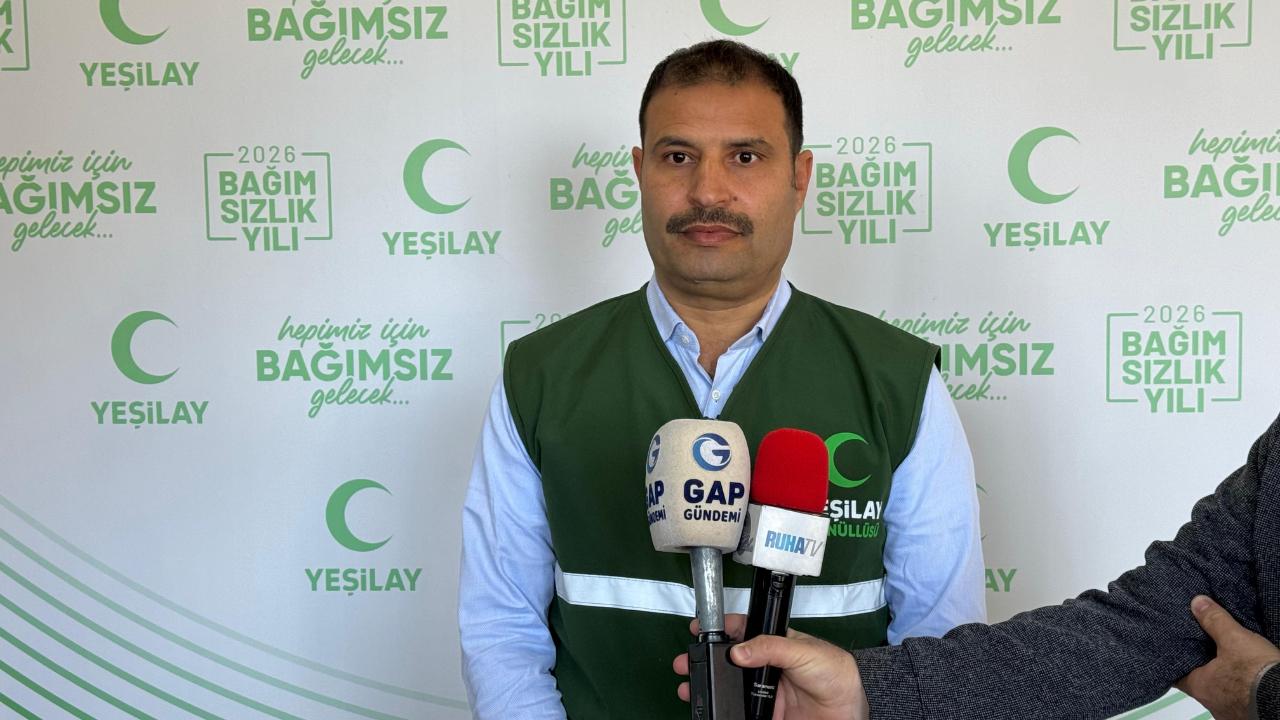 Çiftçi, Urfa'daki Yeşilay Haftası etkinliklerini duyurdu!
