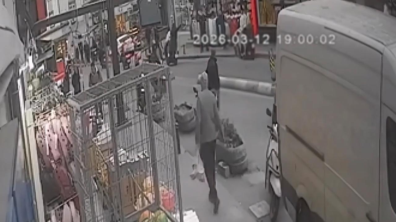 Dönerciye silahlı saldırı anı kamerada!