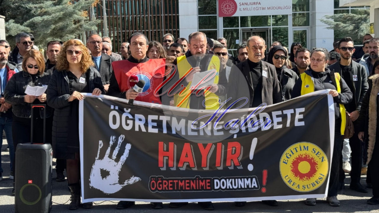 İş bıraktılar: Öğretmenin katledilmesine Urfa'dan sert tepki!