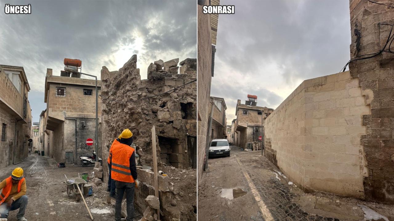 Şanlıurfa’da deprem sonrası tarihi sokaklar yenileniyor!