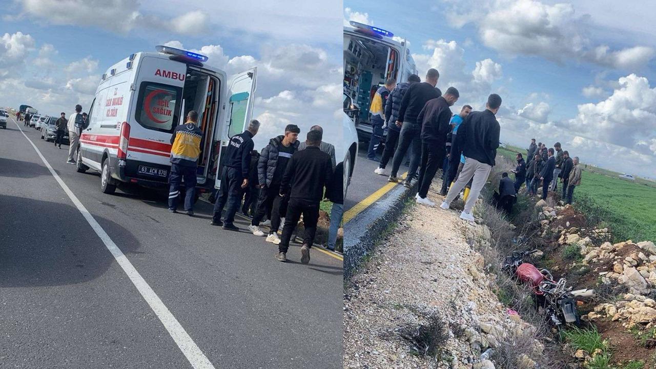 Şanlıurfa'da motosiklet kazası: Sürücü feci şekilde can verdi!