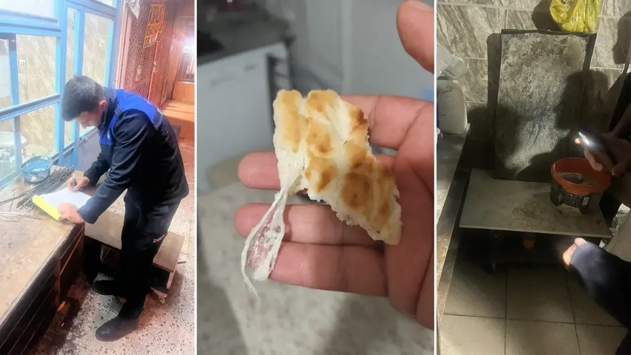 Urfa'da ekmekten çıkan şoke etti! Fırının ruhsatına el konuldu!