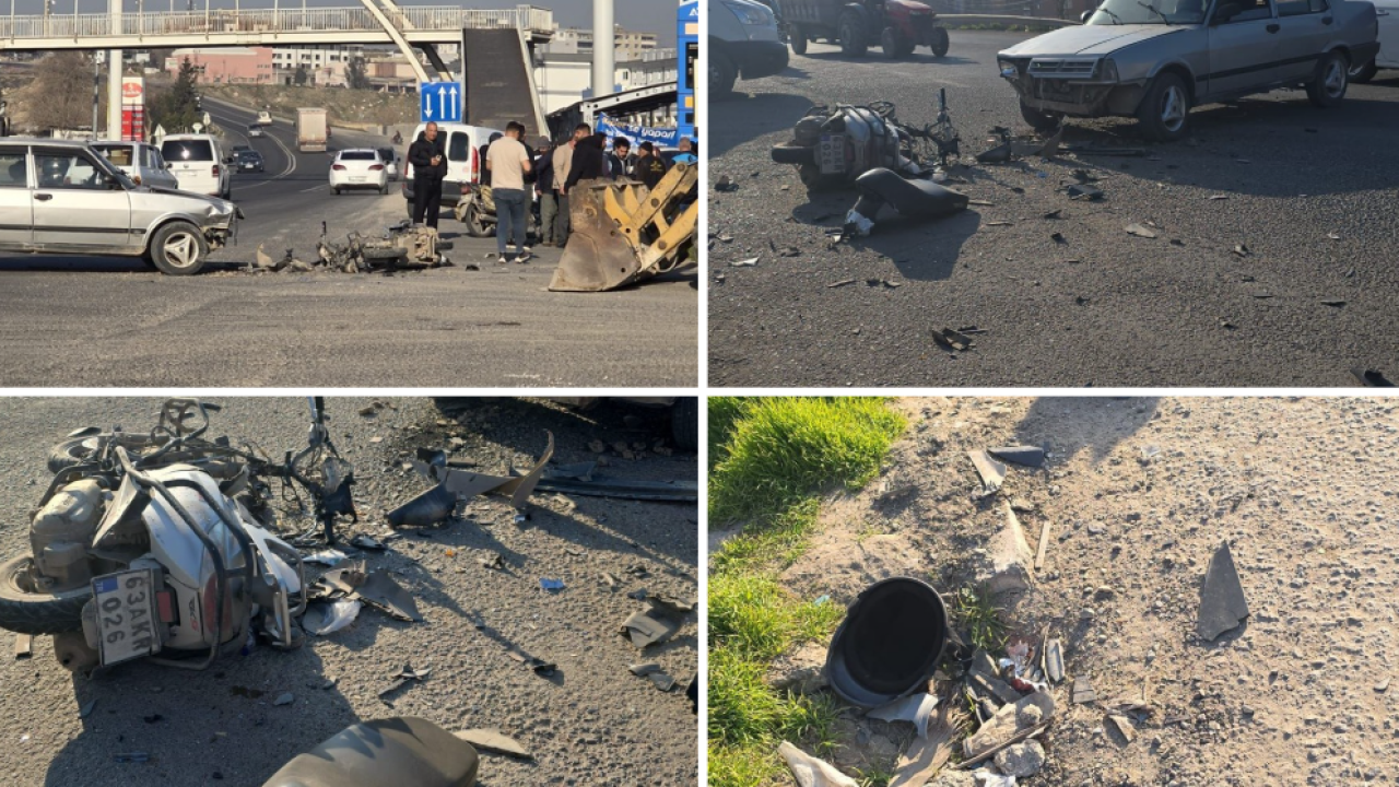 Urfa'da feci kaza: 1 ağır yaralı!
