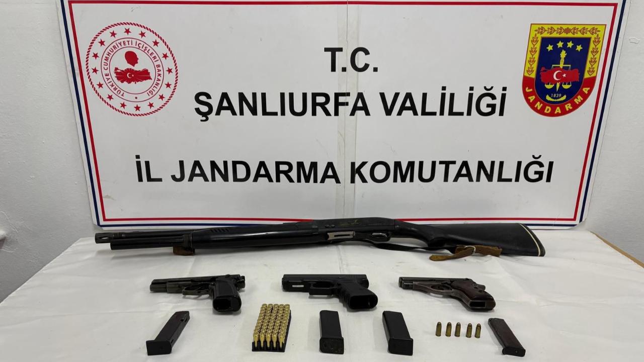 Urfa'da ruhsatsız silah operasyonu!