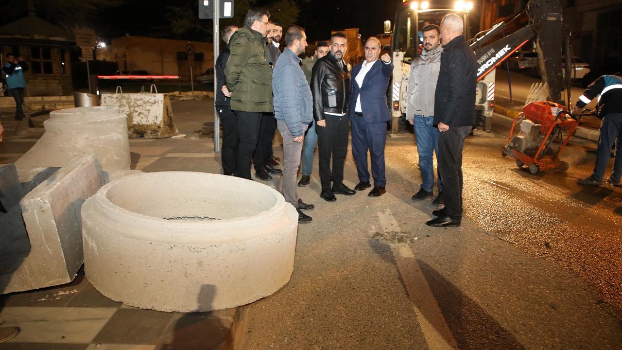 Urfa'nın Balıklıgöl bölgesinde altyapı çalışması başladı!