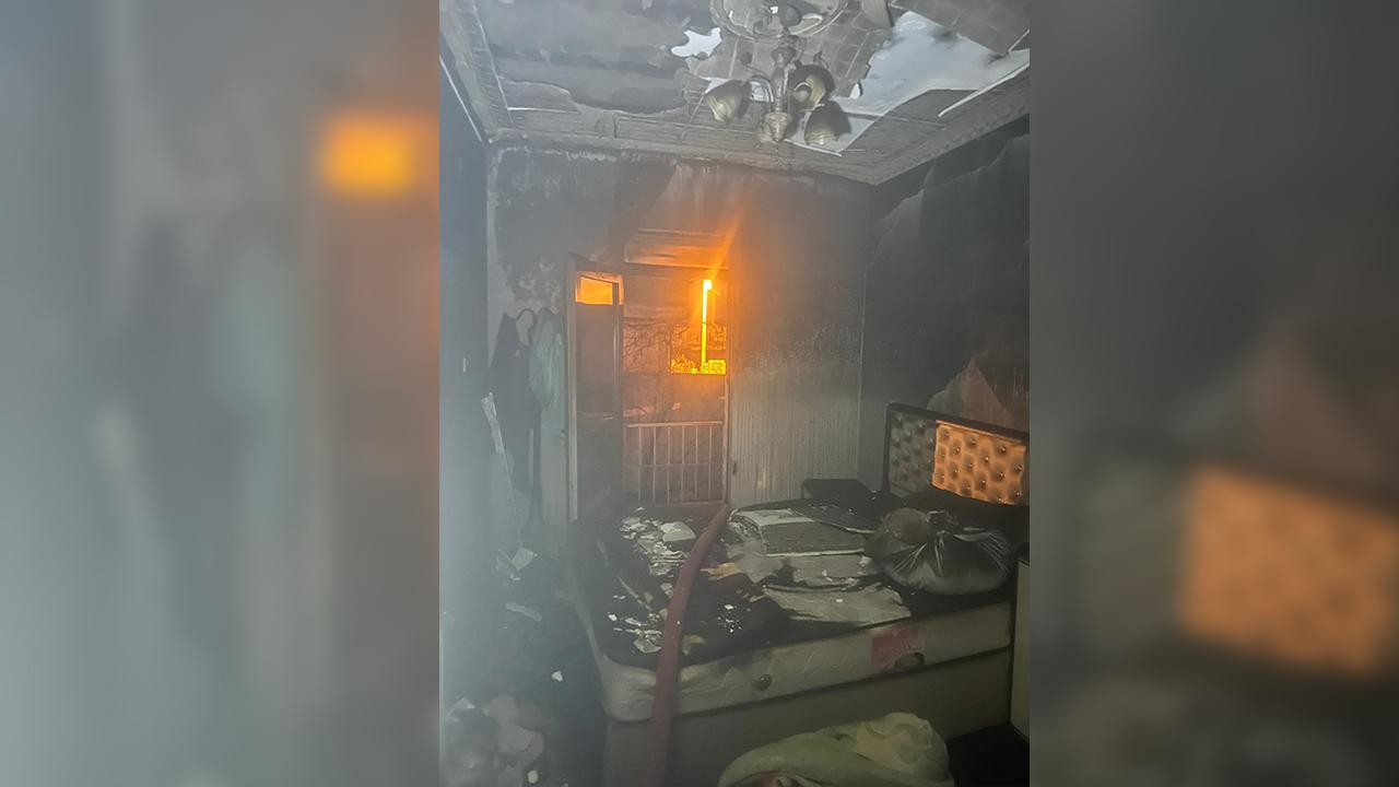 Mardin'de müstakil evde çıkan yangın paniğe neden oldu!
