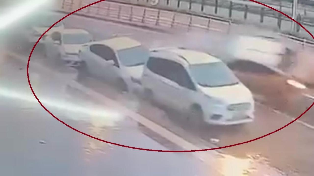 Şanlıurfa Bulvarı'nda korkutan kaza!
