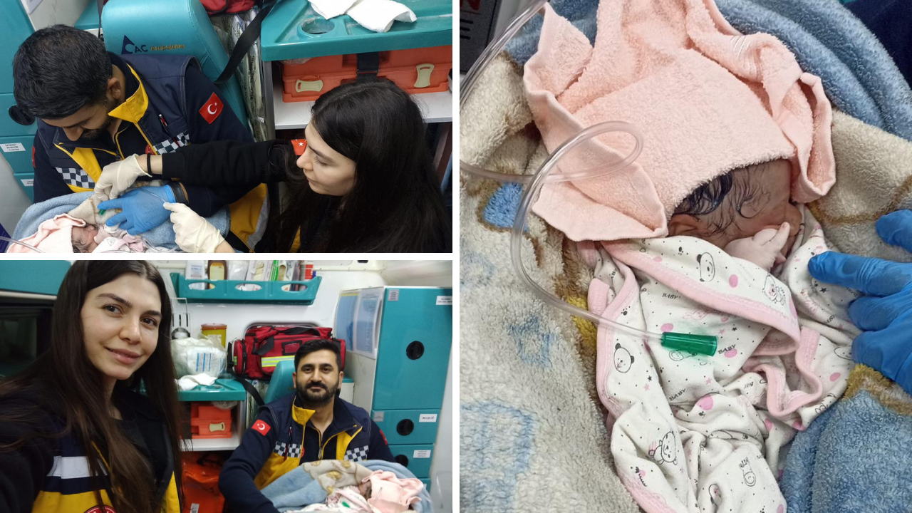 Şanlıurfa'da ambulansta mucize doğum!