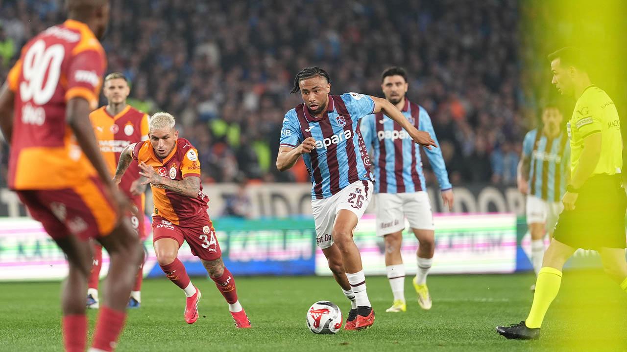 Trabzonspor sahasında Galatasaray'ı yendi!