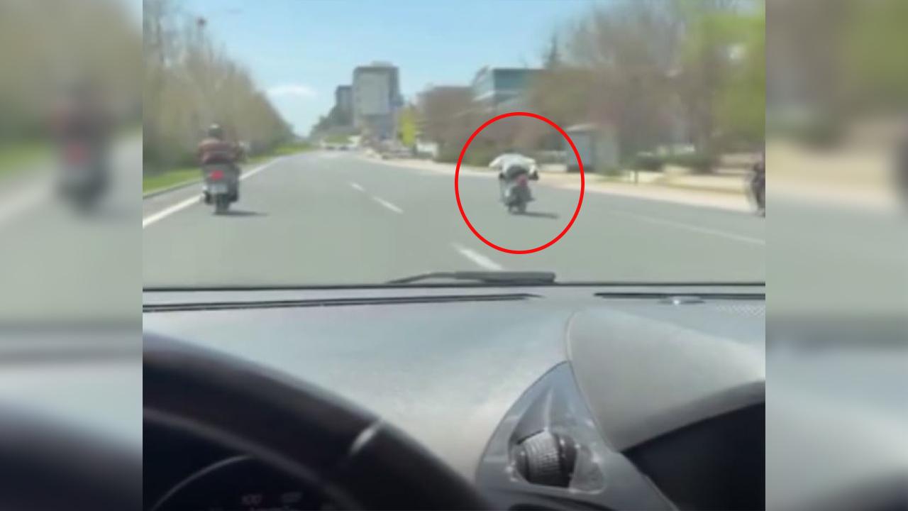 Trafikte ölümle dans: O anlar Kamerada