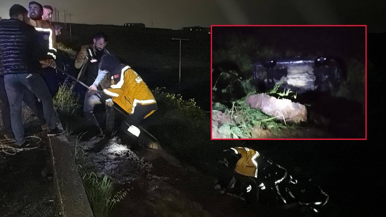 Urfa'da otomobil şarampole uçtu: Çok sayıda yaralı var