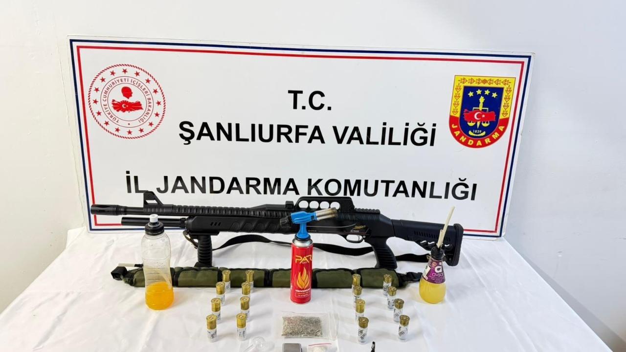 Şanlıurfa’da uyuşturucu ve silah ele geçirildi!