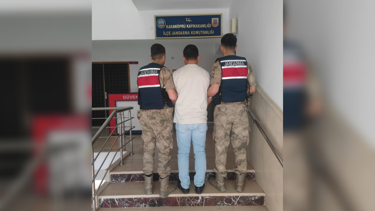 Aranan şahıs Karaköprü'de yakalandı!