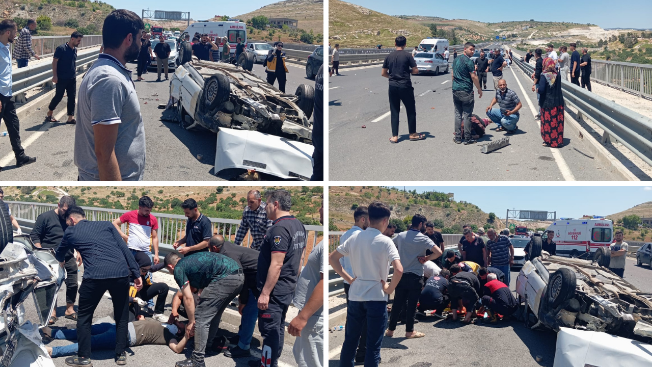 Şanlıurfa'da feci kaza! Çok sayıda yaralı var!