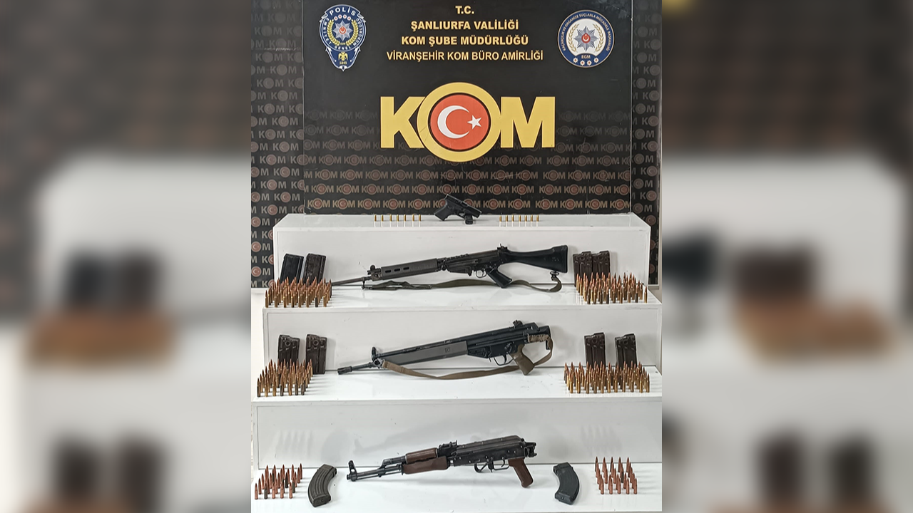 Urfa'da ruhsatsız silah operasyonu!