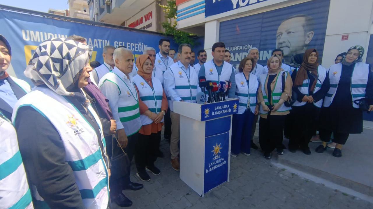 AK Parti Şanlıurfa İl Başkanlığından Dünya Çevre Günü'ne ilişkin açıklama!