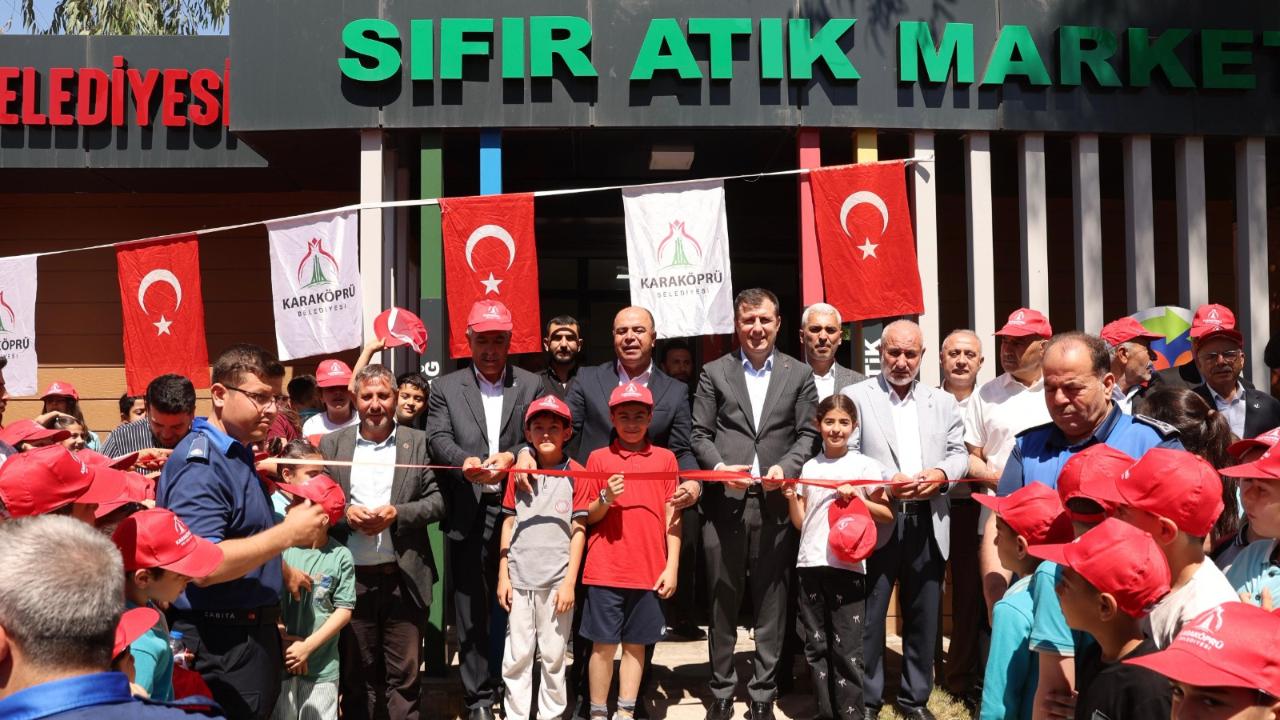 Karaköprü'de Sıfır Atık Marketler hizmete açıldı!