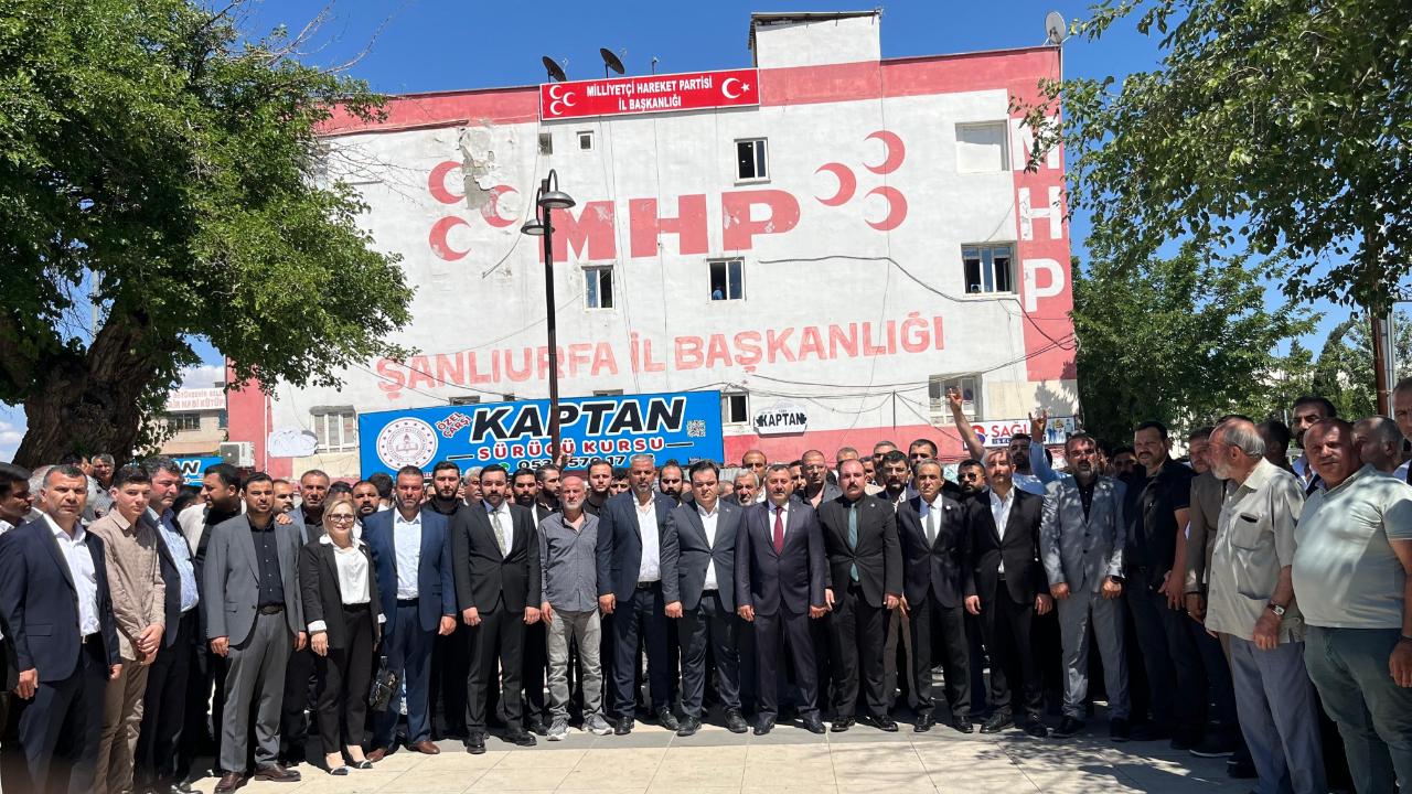 MHP Şanlıurfa İl Başkanlığında devir teslim töreni düzenlendi!